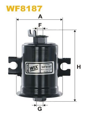 WIX FILTERS Polttoainesuodatin WF8187